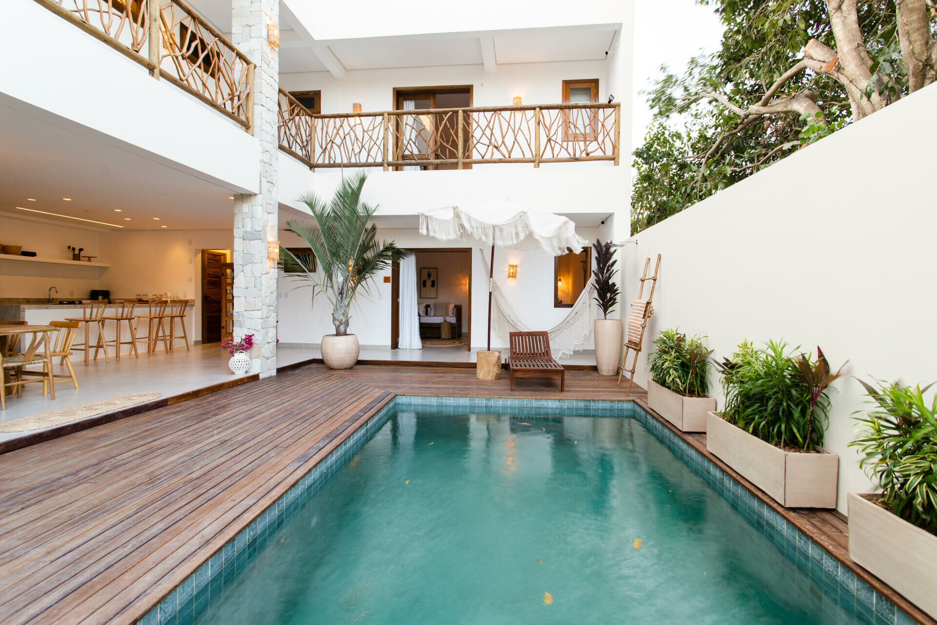 Ilustração Piscina Villa 01